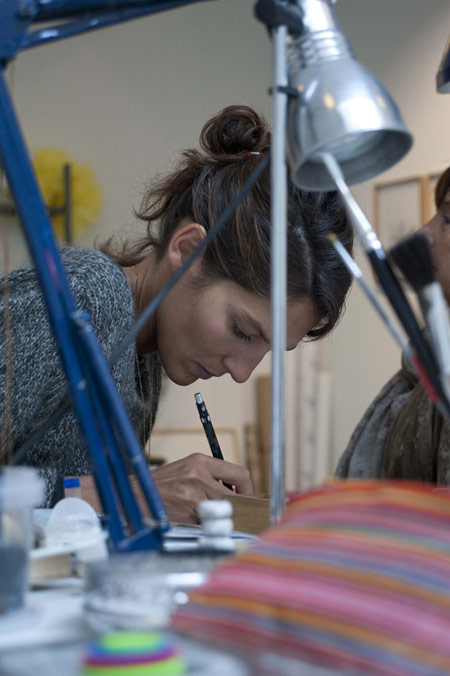 Karine Rougier en résidence chez Vacances Bleues, un Atelier de l'EuroMéditerranée