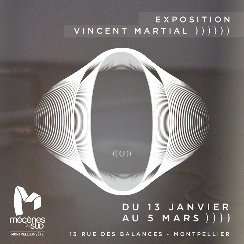 Exposition "O" de Vincent Martial à Montpellier